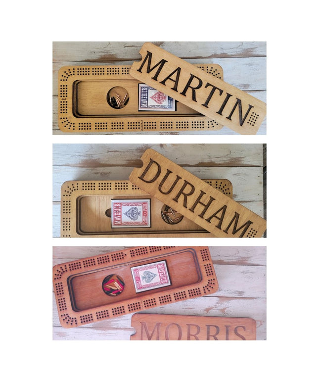 Cribbage Board  - Handcrafted Premium 8-Layer Wooden - Quality Game