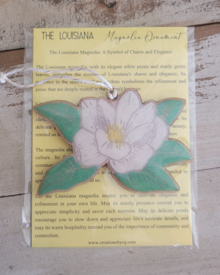 The Louisiana Magnolia Ornament
