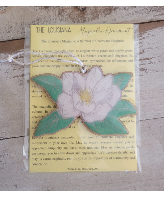 The Louisiana Magnolia Ornament