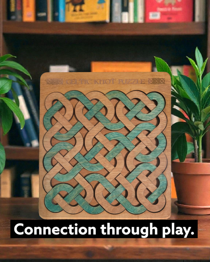 Handcrafted Celtic Knot Puzzle made of wood