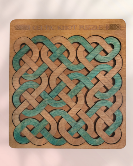 Handcrafted Celtic Knot Puzzle made of wood