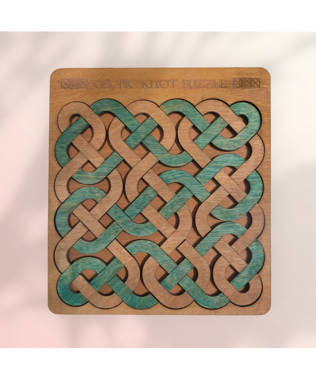 Handcrafted Celtic Knot Puzzle made of wood
