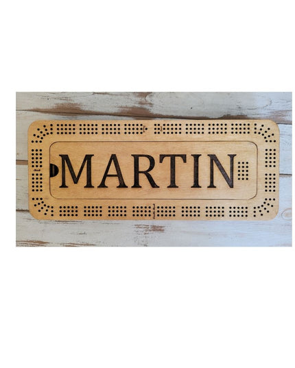 Cribbage Board  - Handcrafted Premium 8-Layer Wooden - Quality Game