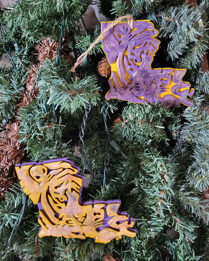 The Majestic Louisiana Tiger Ornament