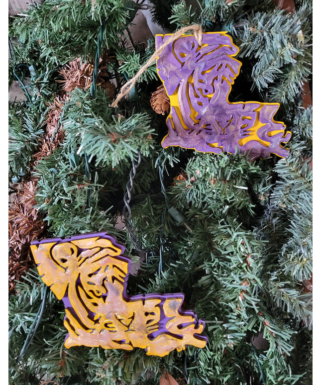 The Majestic Louisiana Tiger Ornament