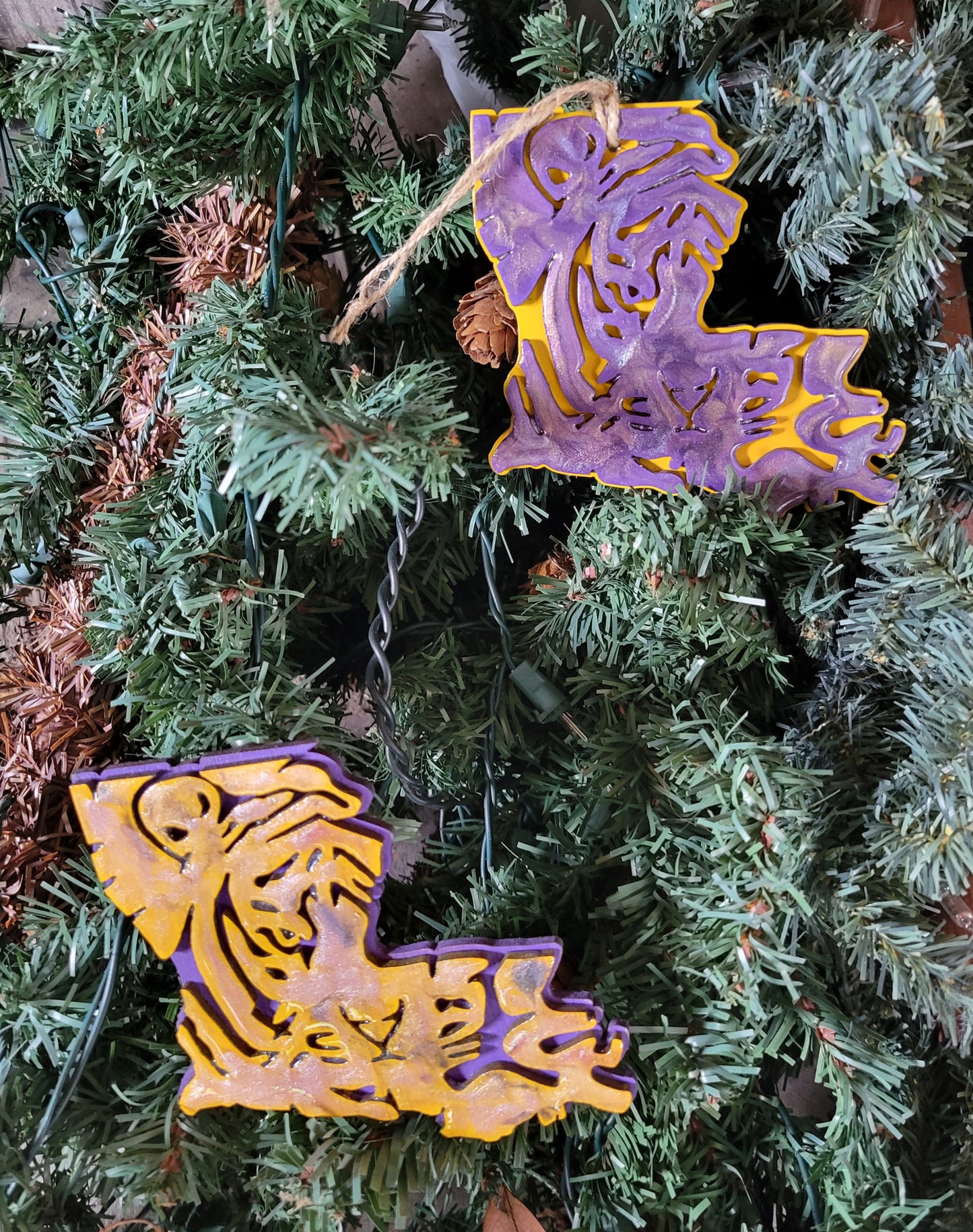 The Majestic Louisiana Tiger Ornament