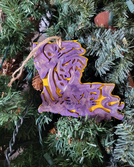 The Majestic Louisiana Tiger Ornament