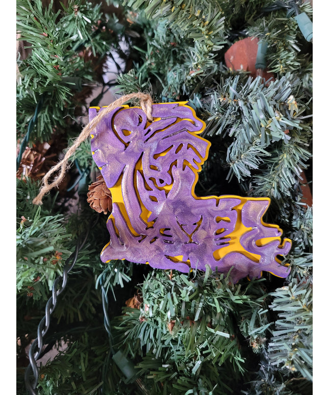 The Majestic Louisiana Tiger Ornament