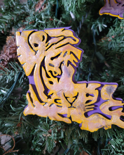 The Majestic Louisiana Tiger Ornament