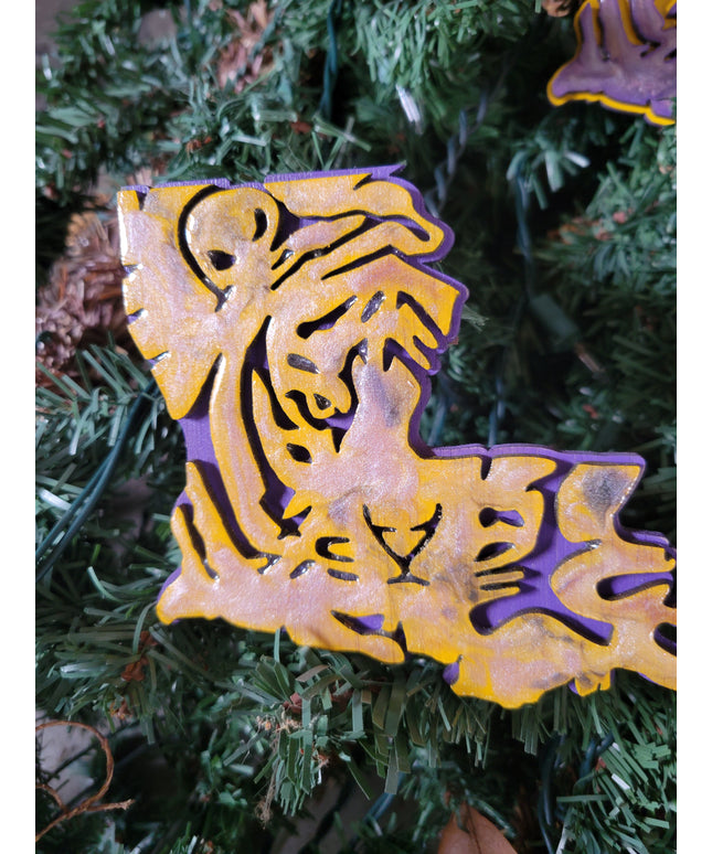 The Majestic Louisiana Tiger Ornament