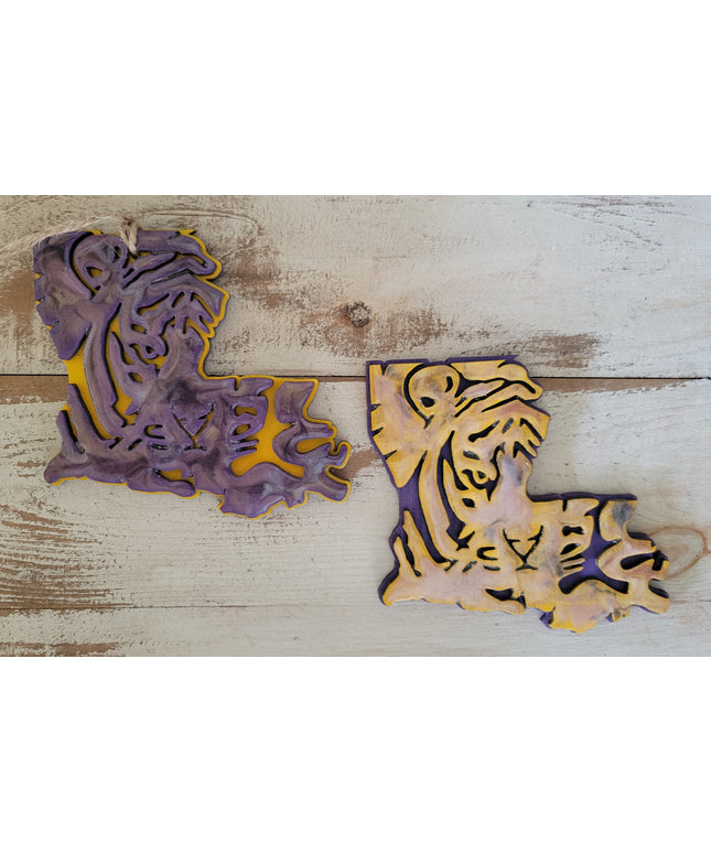 The Majestic Louisiana Tiger Ornament