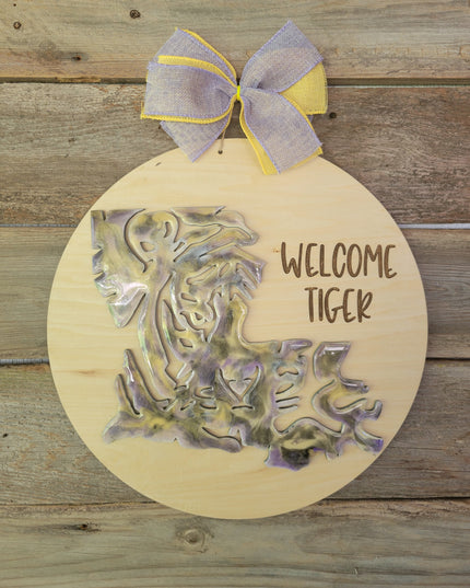 Tiger Door Sign