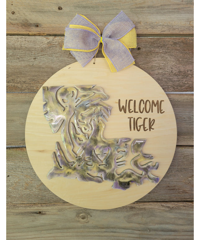 Tiger Door Sign