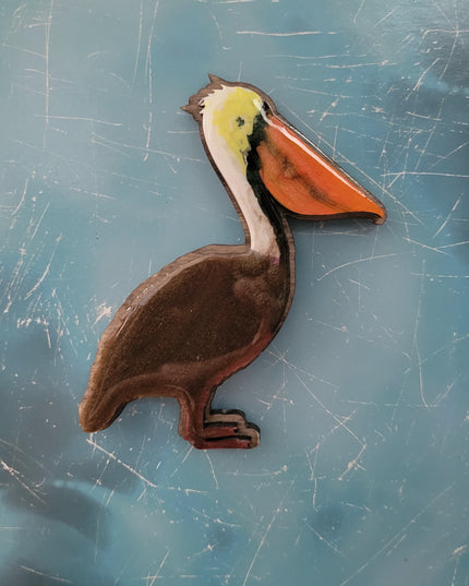 The Brown Pelican Magnet