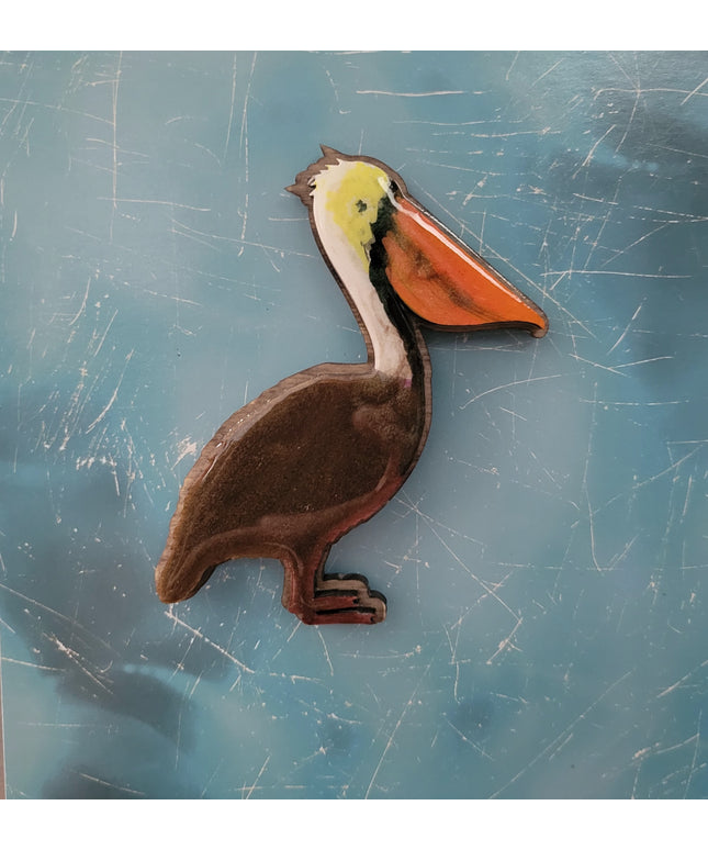 The Brown Pelican Magnet