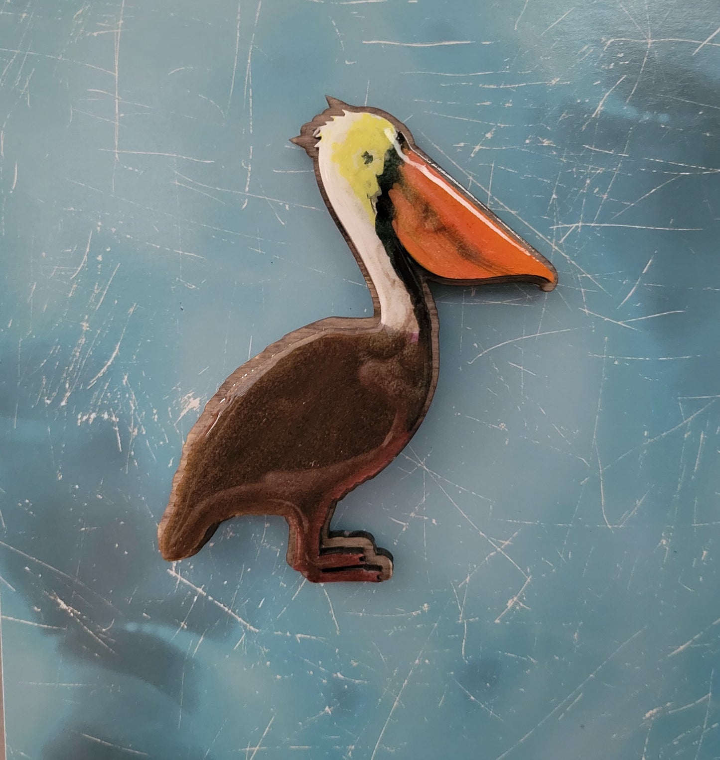 The Brown Pelican Magnet