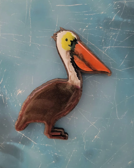 The Brown Pelican Magnet