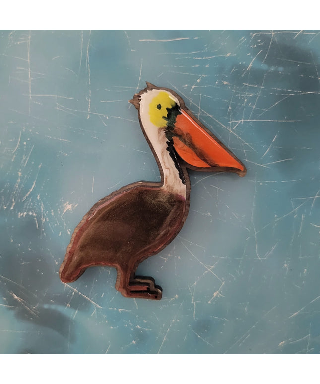 The Brown Pelican Magnet