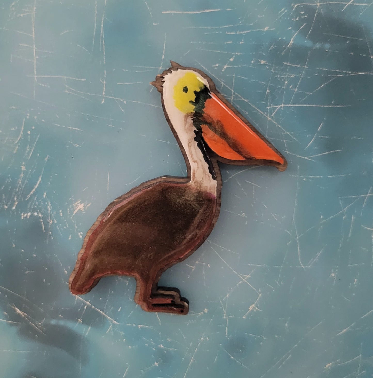 The Brown Pelican Magnet