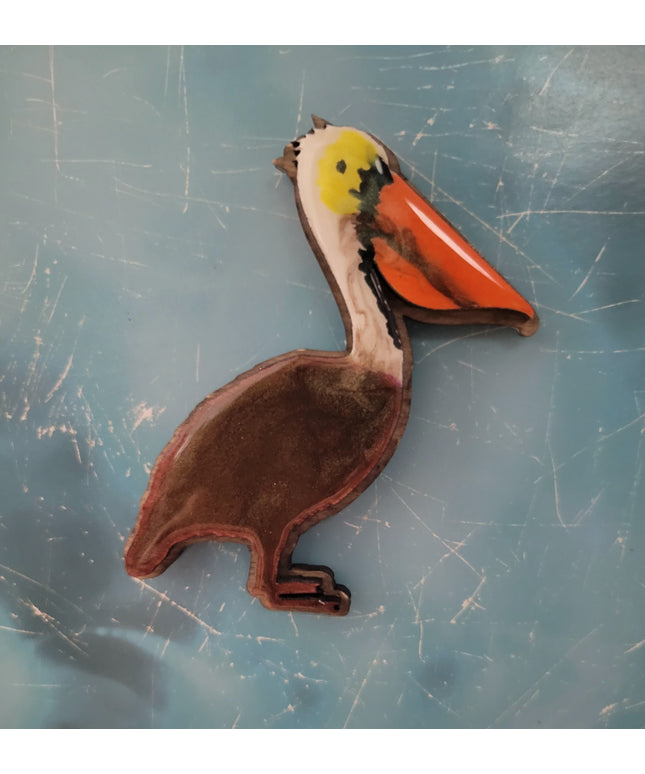 The Brown Pelican Magnet
