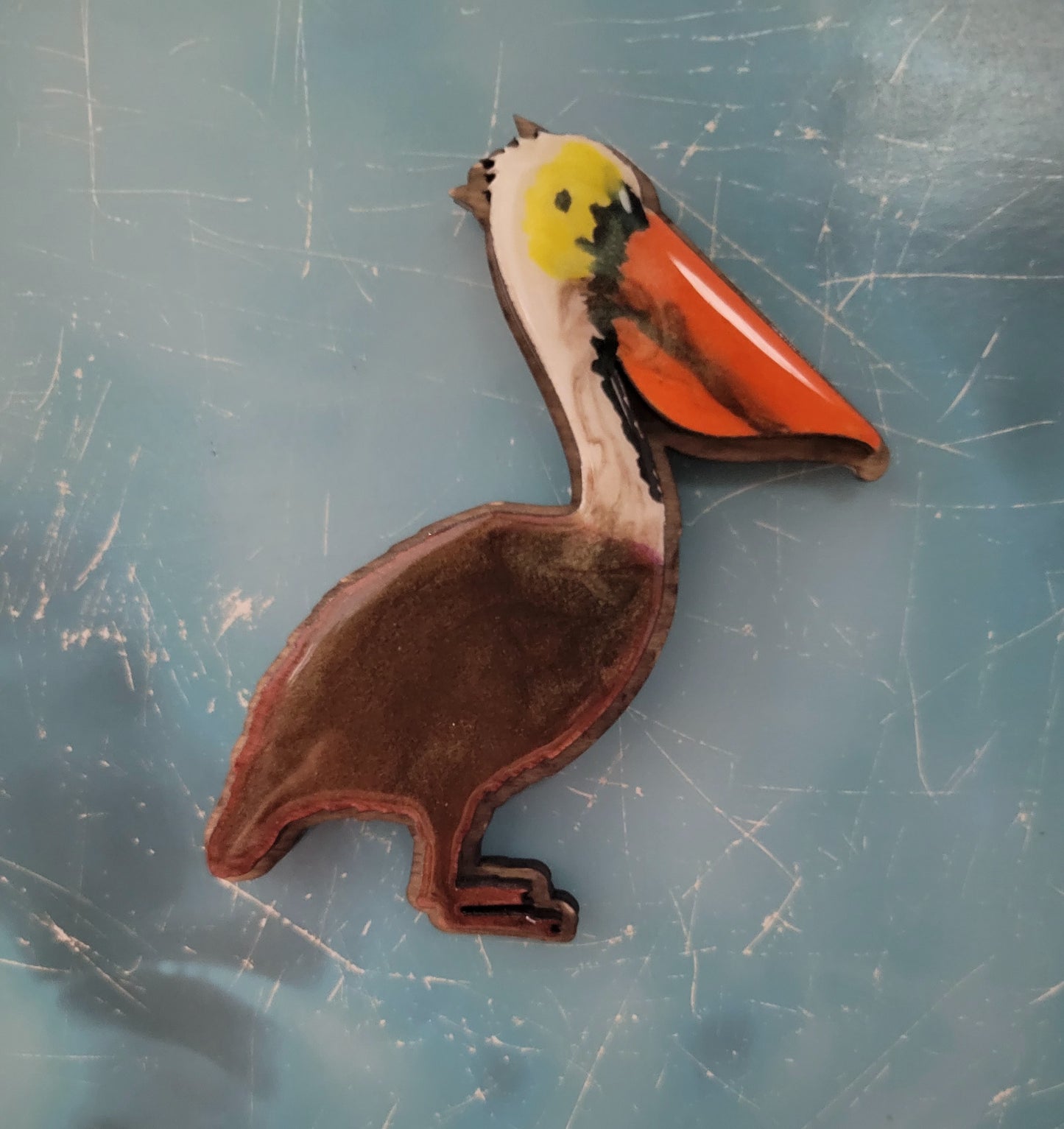 The Brown Pelican Magnet