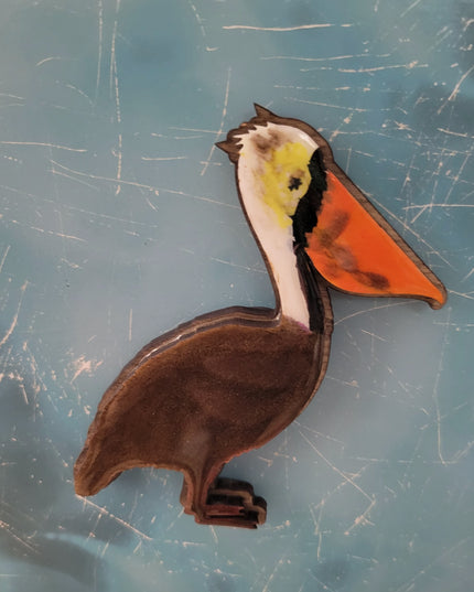 The Brown Pelican Magnet