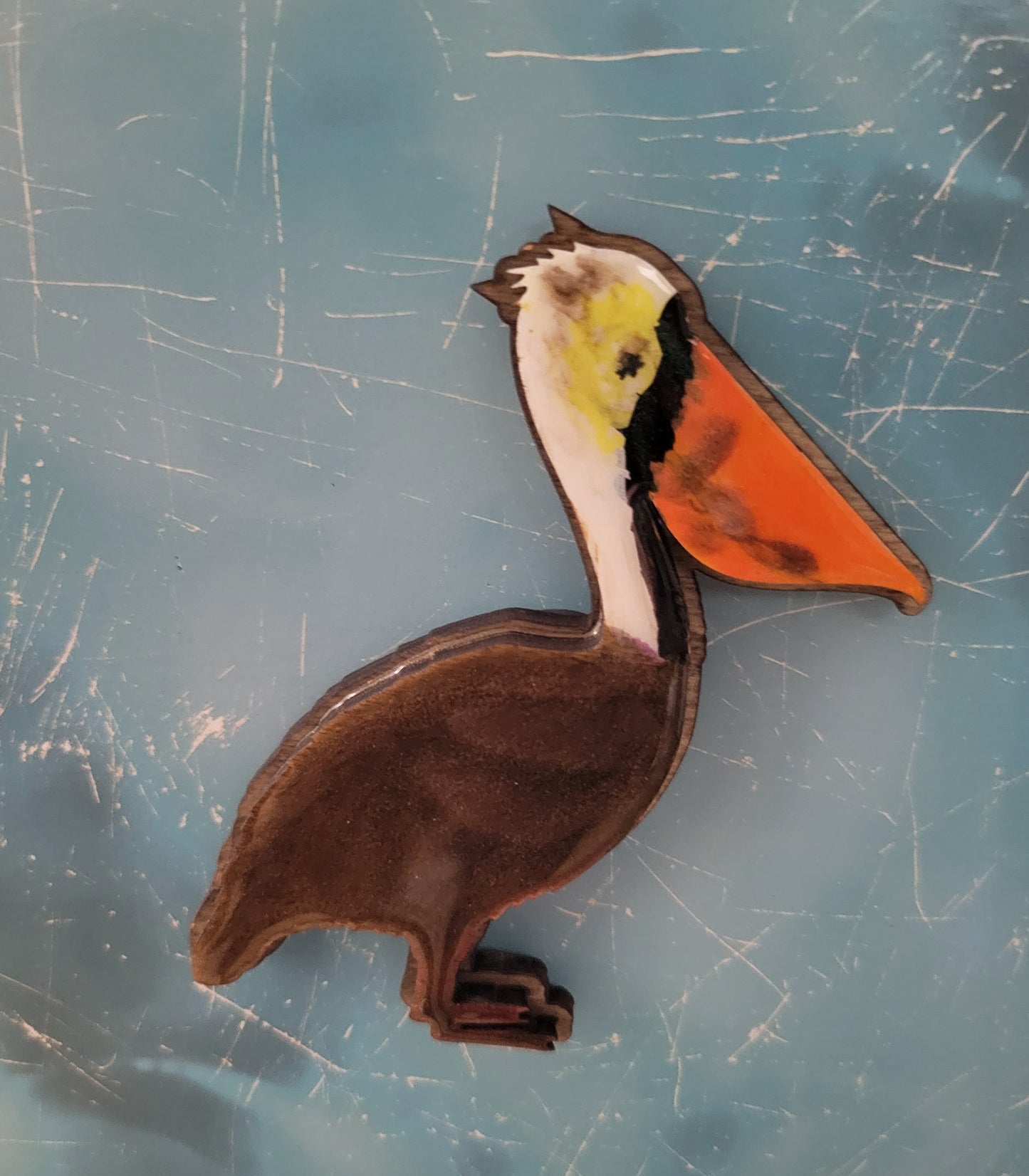 The Brown Pelican Magnet