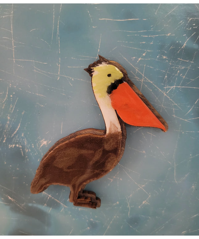 The Brown Pelican Magnet