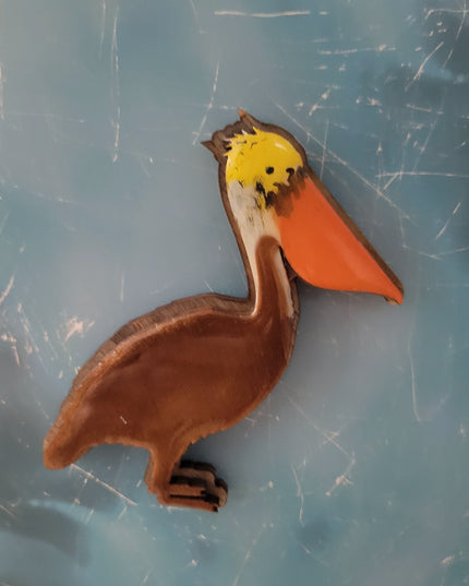 The Brown Pelican Magnet