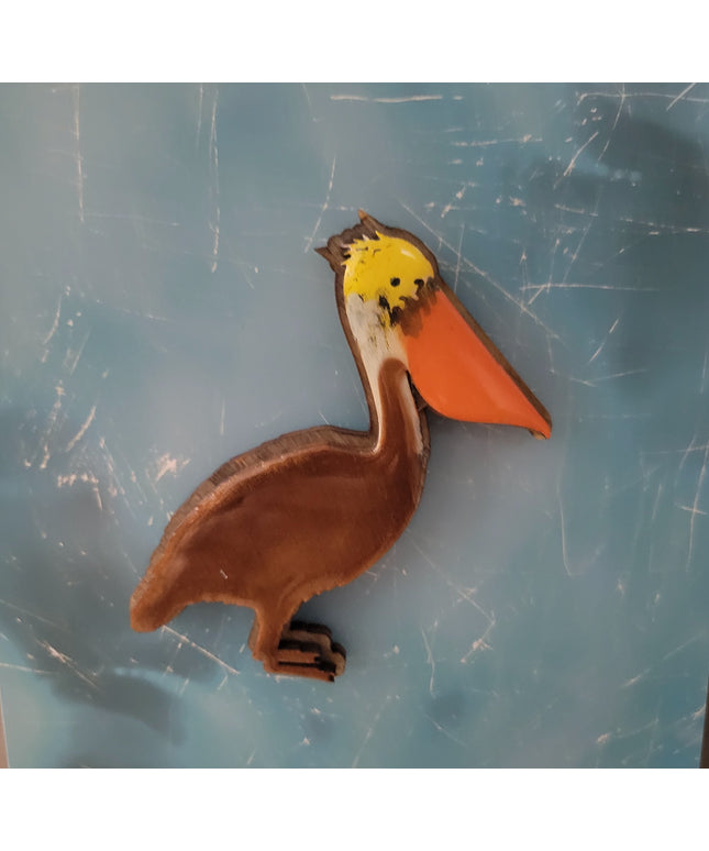 The Brown Pelican Magnet