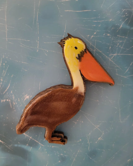 The Brown Pelican Magnet