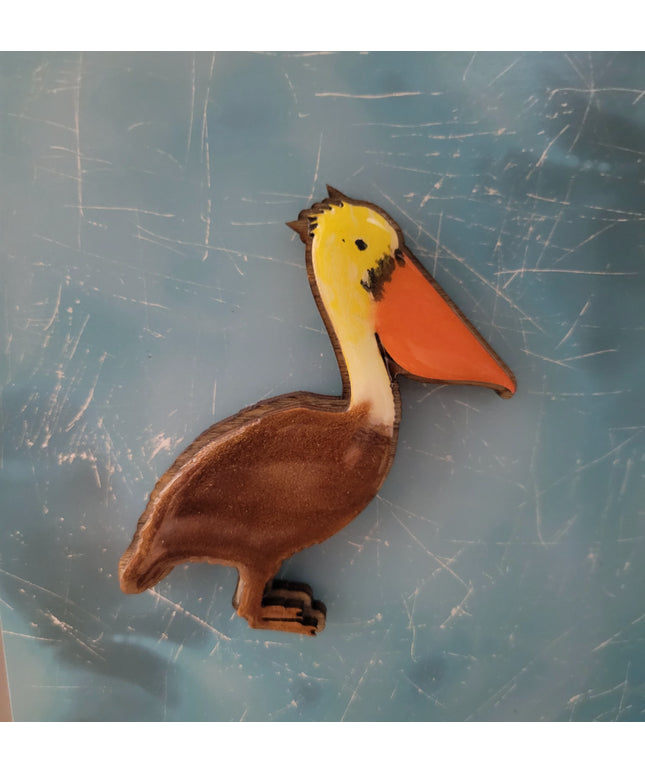 The Brown Pelican Magnet