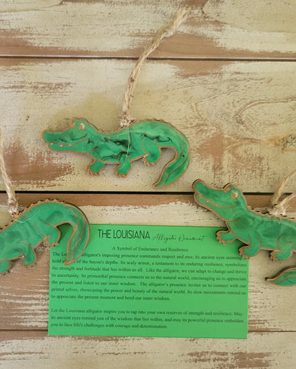 The Louisiana Alligator Ornament