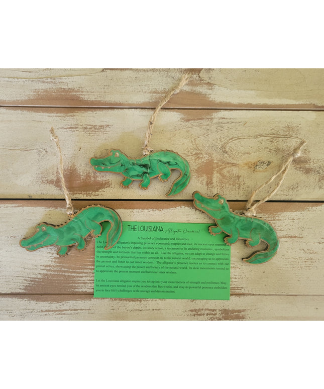 The Louisiana Alligator Ornament