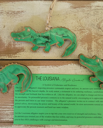The Louisiana Alligator Ornament