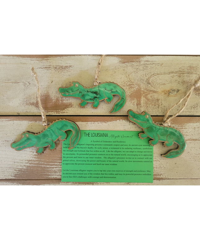 The Louisiana Alligator Ornament