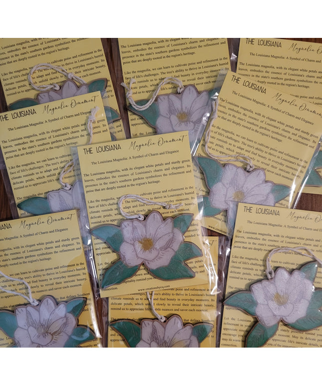 The Louisiana Magnolia Ornament