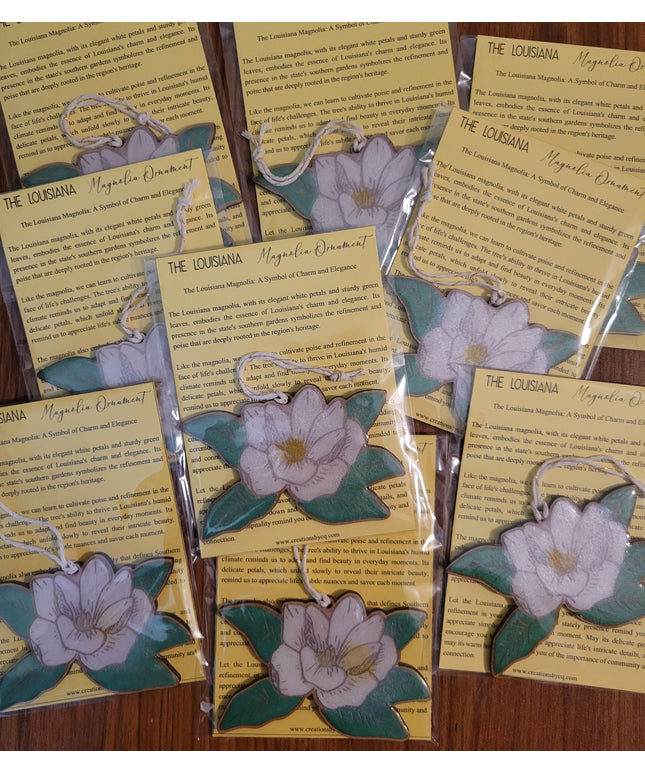The Louisiana Magnolia Ornament