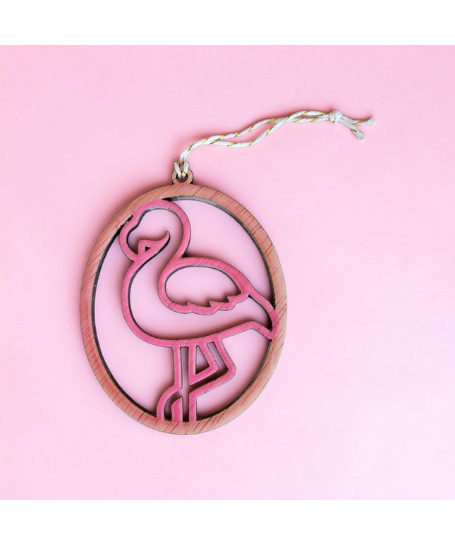 Whispers of Grace & Harmony Flamingo Ornament
