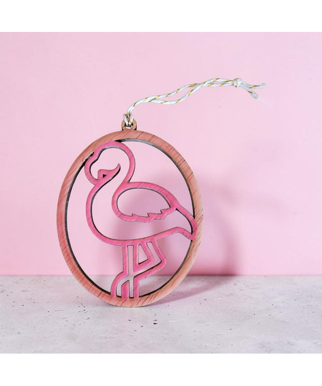 Whispers of Grace & Harmony Flamingo Ornament