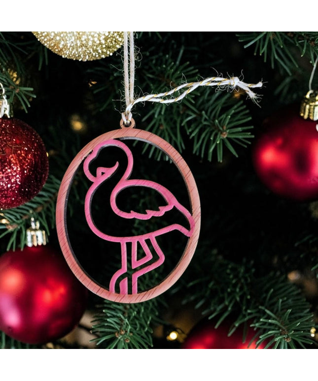 Whispers of Grace & Harmony Flamingo Ornament