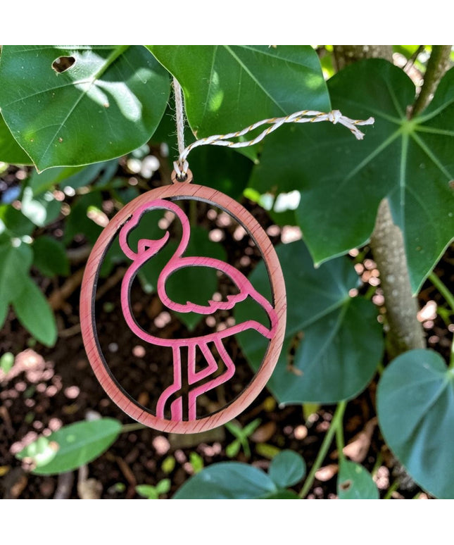 Whispers of Grace & Harmony Flamingo Ornament