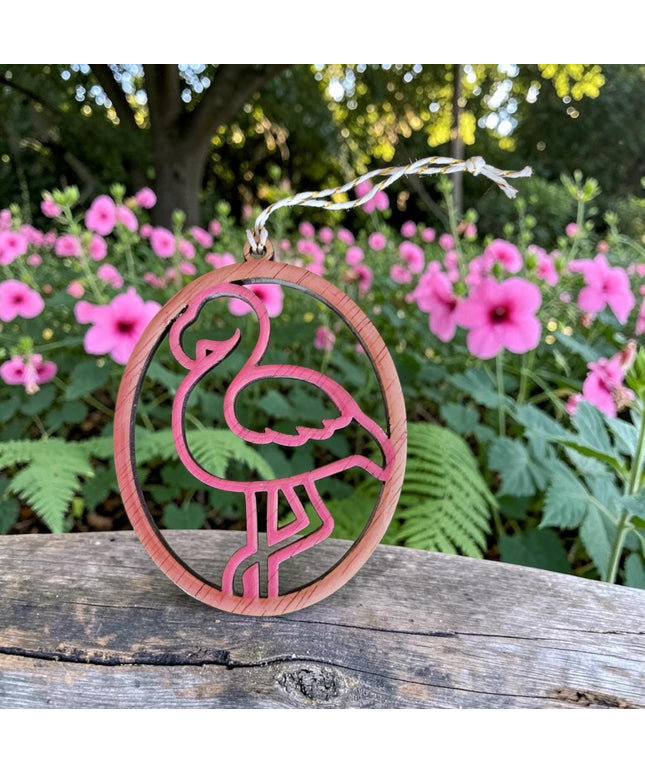 Whispers of Grace & Harmony Flamingo Ornament