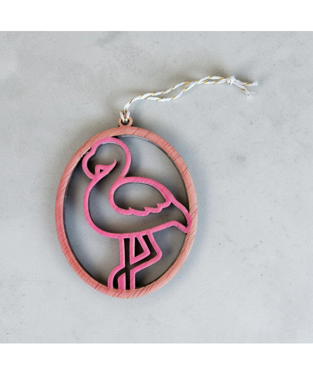 Whispers of Grace & Harmony Flamingo Ornament