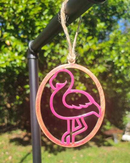 Whispers of Grace & Harmony Flamingo Ornament