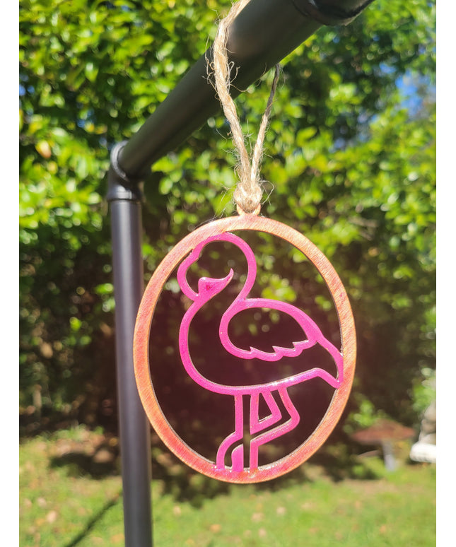 Whispers of Grace & Harmony Flamingo Ornament