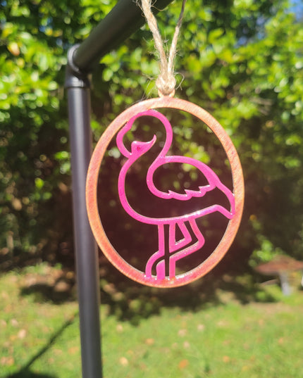 Whispers of Grace & Harmony Flamingo Ornament