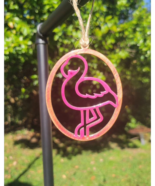 Whispers of Grace & Harmony Flamingo Ornament