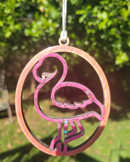 Whispers of Grace & Harmony Flamingo Ornament