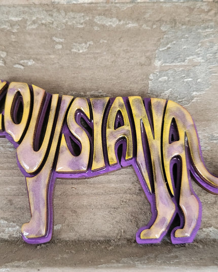 The Mighty Louisiana Tiger Magnet